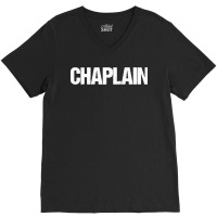 Chaplain Simple Title Raglan Baseball Tee V-neck Tee | Artistshot