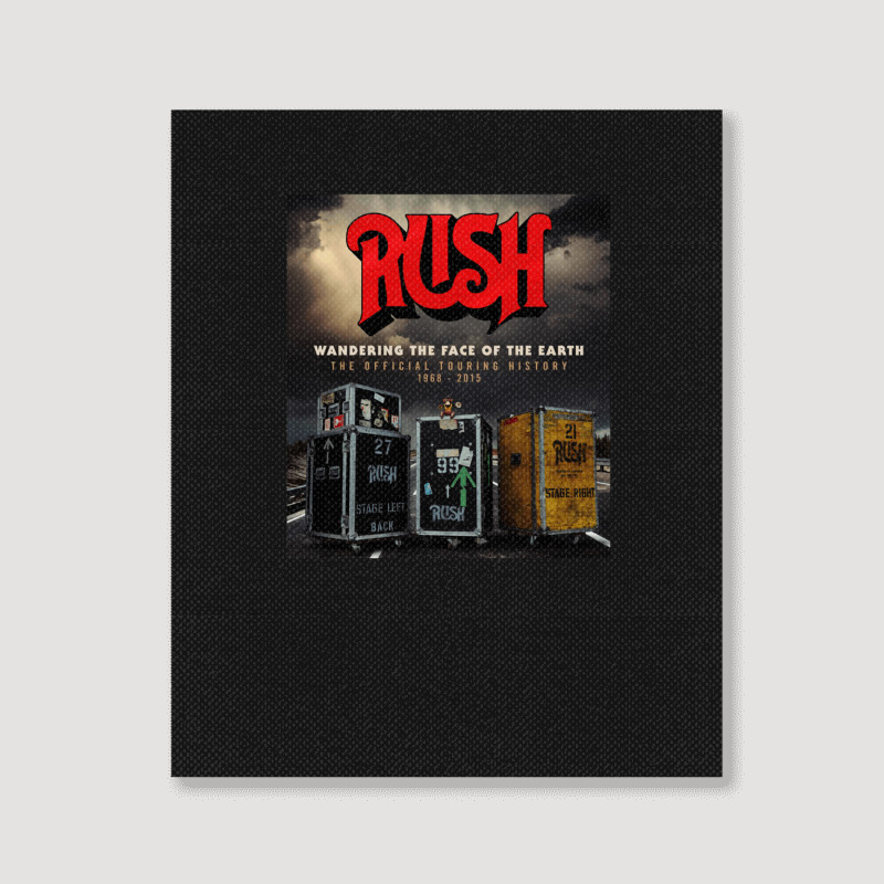 Rush' Wandering The Of The Earth Portrait Canvas Print | Artistshot