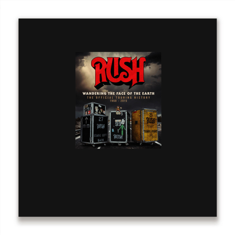 Rush' Wandering The Of The Earth Metal Print Square | Artistshot