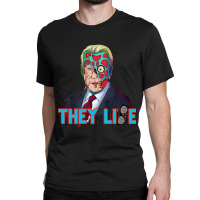 Funny Anti Joe Old Sci-fi Horror Movie Character Biden Zombie Classic T-shirt | Artistshot