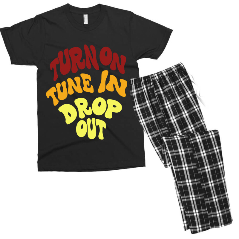 Timothy Leary Turn On Tune In Drop Out Men's T-shirt Pajama Set | Artistshot