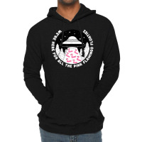 Ufo Alien Abduction Pink Flamingo Pool Float Fan Lightweight Hoodie | Artistshot