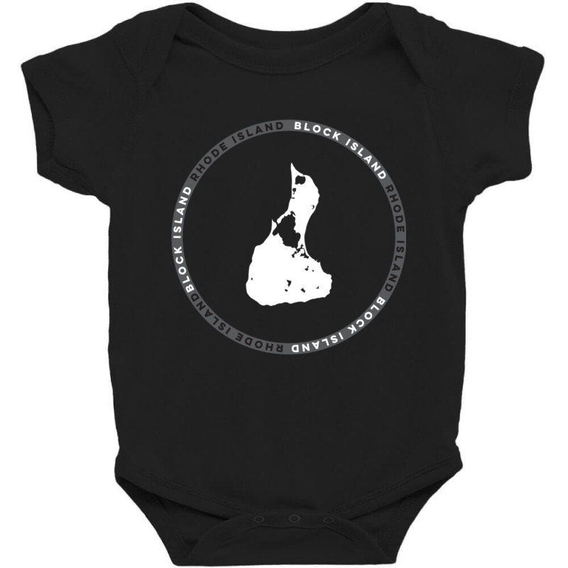 Block Island Rhode Island Graphic Long Sleeve T Shirt Baby Bodysuit by cm-arts | Artistshot