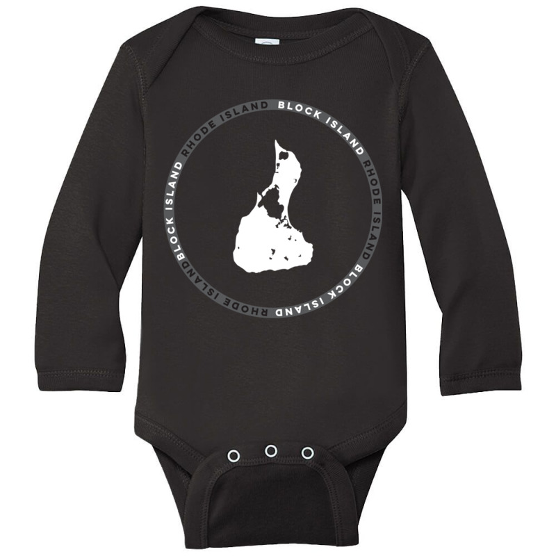 Block Island Rhode Island Graphic Long Sleeve T Shirt Long Sleeve Baby Bodysuit by cm-arts | Artistshot