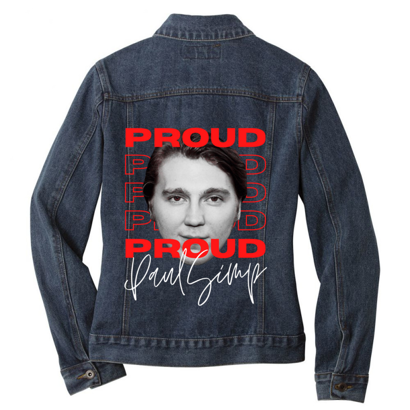 Proud Paul Dano Simp - Paul Dano Ladies Denim Jacket by cm-arts | Artistshot