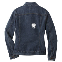 Raven Black Arrival Rose 1 Ladies Denim Jacket | Artistshot