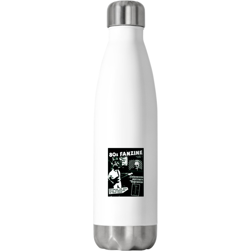 80s Fanzine (variant)   80s Stainless Steel Water Bottle | Artistshot