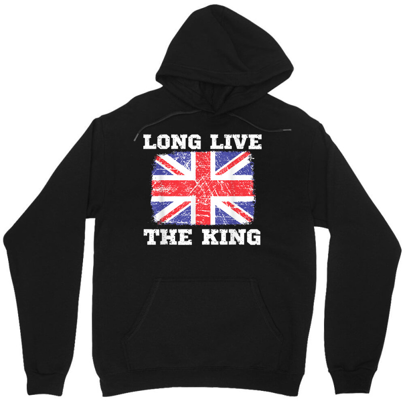 Long Live The King England Uk British Crown Support Flag T Shirt Unisex Hoodie | Artistshot