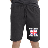 Long Live The King England Uk British Crown Support Flag T Shirt Vintage Short | Artistshot