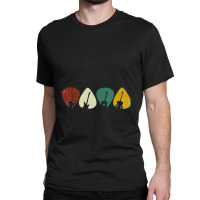 Acoustic, Guitar ,pick Guitarist Music Lover Classic T-shirt | Artistshot