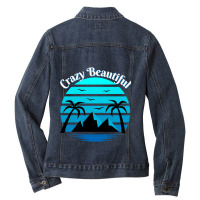 Crazy Beautiful Premium Ladies Denim Jacket | Artistshot