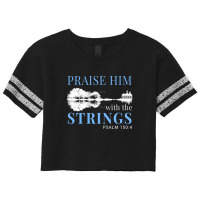 Praise Him With The Strings Scorecard Crop Tee | Artistshot