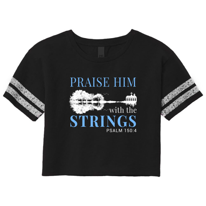 Praise Him With The Strings Scorecard Crop Tee by JilmarM.Perez | Artistshot