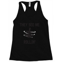 Hanukkah 2020 Dreidel Game Gift They See Me Rollin_ Jewish T-shirt Racerback Tank | Artistshot