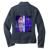 Denim Carrie Rhinestones Album Tour 2022 Masmay Ladies Denim Jacket | Artistshot