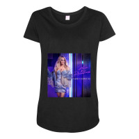 Denim Carrie Rhinestones Album Tour 2022 Masmay Maternity Scoop Neck T-shirt | Artistshot