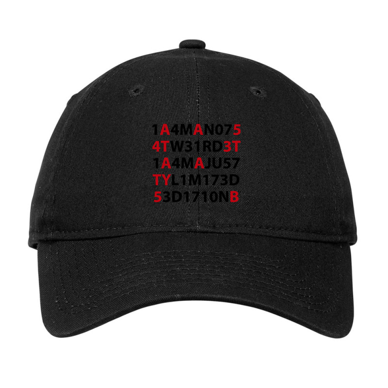 I’m Not Weird, I’m Just Limited Edition - 1 4m N07 W31rd 1 4m Ju57 Adjustable Cap by LUISRIVER | Artistshot