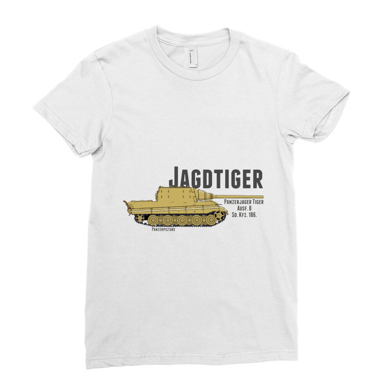 Jagdtiger Ladies Fitted T-Shirt by gemuruhe | Artistshot