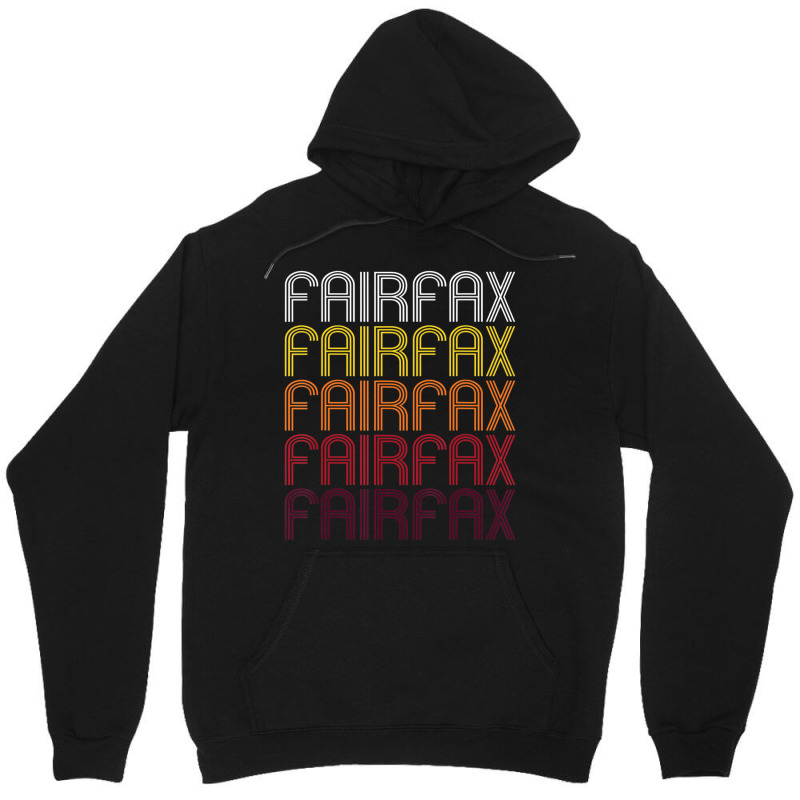 Fairfax, Va Vintage Style Virginia Unisex Hoodie by Mello Greenwood | Artistshot