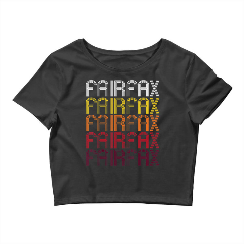 Fairfax, Va Vintage Style Virginia Crop Top by Mello Greenwood | Artistshot