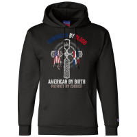 Dominican By Blood American By Birth Dominican Republic Flag T Shirt Champion Hoodie | Artistshot