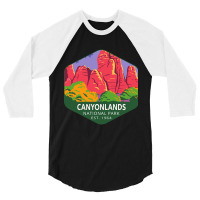 Canyonlands National Park-haanf 3/4 Sleeve Shirt | Artistshot