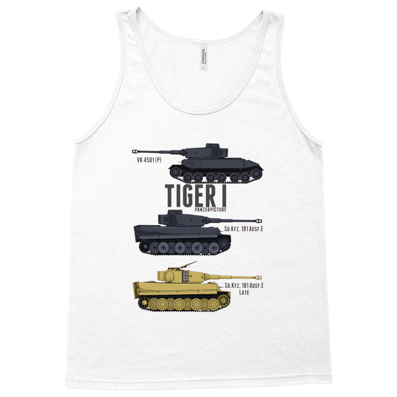 Tiger I Tigers   Panzer Tank Top by gemuruhe | Artistshot