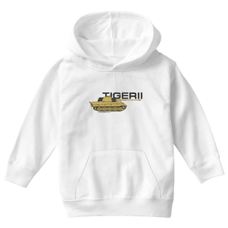 Tiger Ii   Panzer Youth Hoodie by gemuruhe | Artistshot