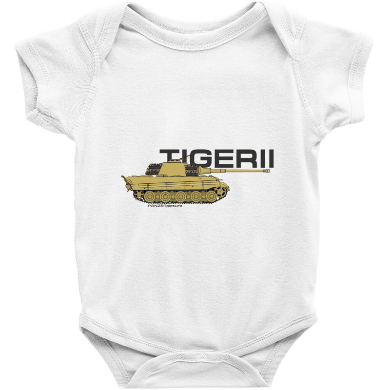 Tiger Ii   Panzer Baby Bodysuit by gemuruhe | Artistshot