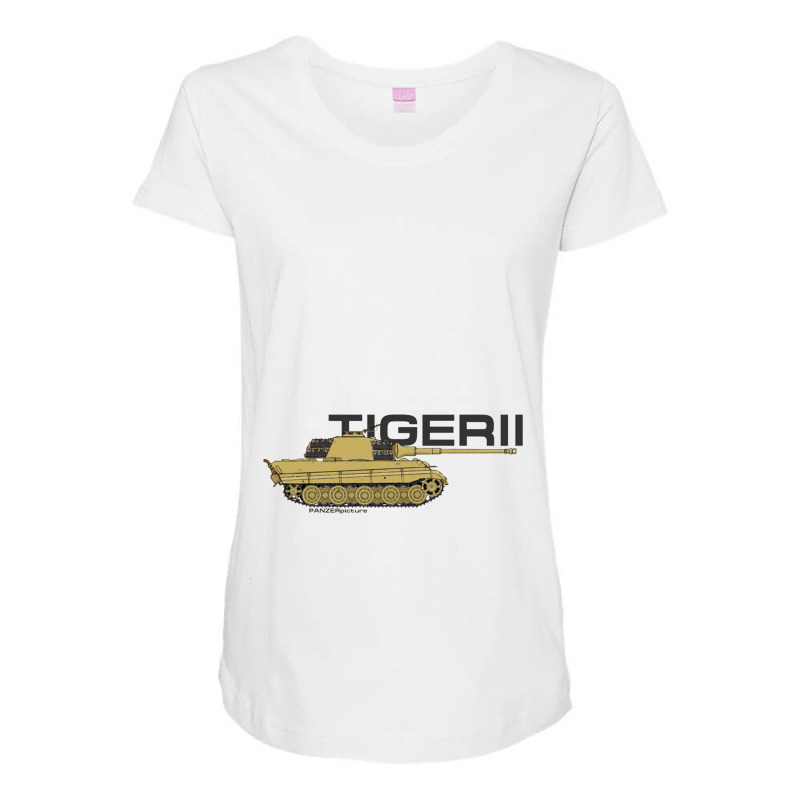 Tiger Ii   Panzer Maternity Scoop Neck T-shirt by gemuruhe | Artistshot