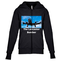 Lancaster Bomber, Aircraft Enthusiasts, Air Force Lover, Areophane Lov Youth Zipper Hoodie | Artistshot