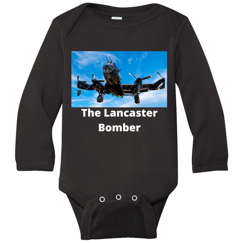 Lancaster Bomber, Aircraft Enthusiasts, Air Force Lover, Areophane Lov Long Sleeve Baby Bodysuit by Kanmosrin52 | Artistshot