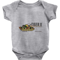 Tiger Ii 008 Battle Of The Bulge   Panzer Baby Bodysuit | Artistshot