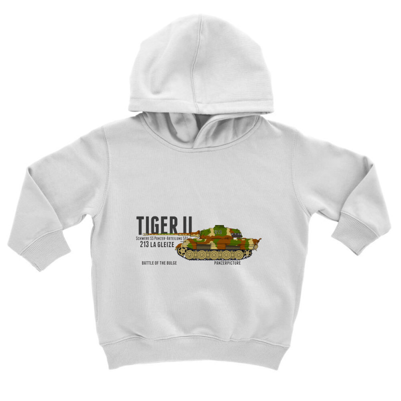 Tiger Ii 213 La Gleize Battle Of The Bulge   Panzer Toddler Hoodie by gemuruhe | Artistshot