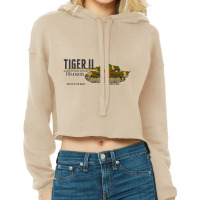 Tiger Ii 213 La Gleize Battle Of The Bulge   Panzer Cropped Hoodie | Artistshot