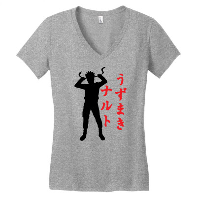 Leaf Village Ninja Women's V-neck T-shirt Designed By Mdk Art