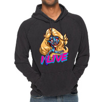 I Live (remastered) Vintage Hoodie | Artistshot