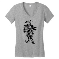 Majora Mask Stencil Women's V-neck T-shirt | Artistshot