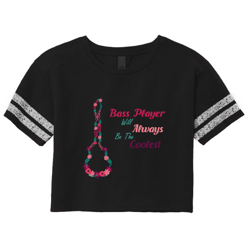 Bass Rock Heavy Metal Musical Instrument Pop 1 Scorecard Crop Tee by cm-arts | Artistshot