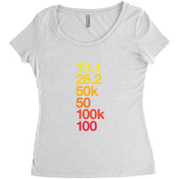 100 Miles Shirt   Ultramarathon Women's Triblend Scoop T-shirt | Artistshot