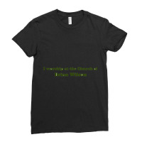 I Worship At The Church Of Brian Wilson Ladies Fitted T-shirt | Artistshot