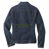 I Worship At The Church Of Brian Wilson Ladies Denim Jacket | Artistshot