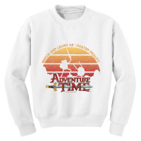 Cn Adventure Time Watch And Learn As I Master Reality Long Sleeve T Sh Youth Sweatshirt | Artistshot