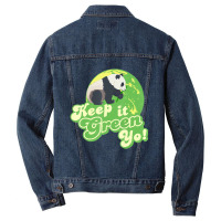 Keep It Green Yo Men Denim Jacket | Artistshot