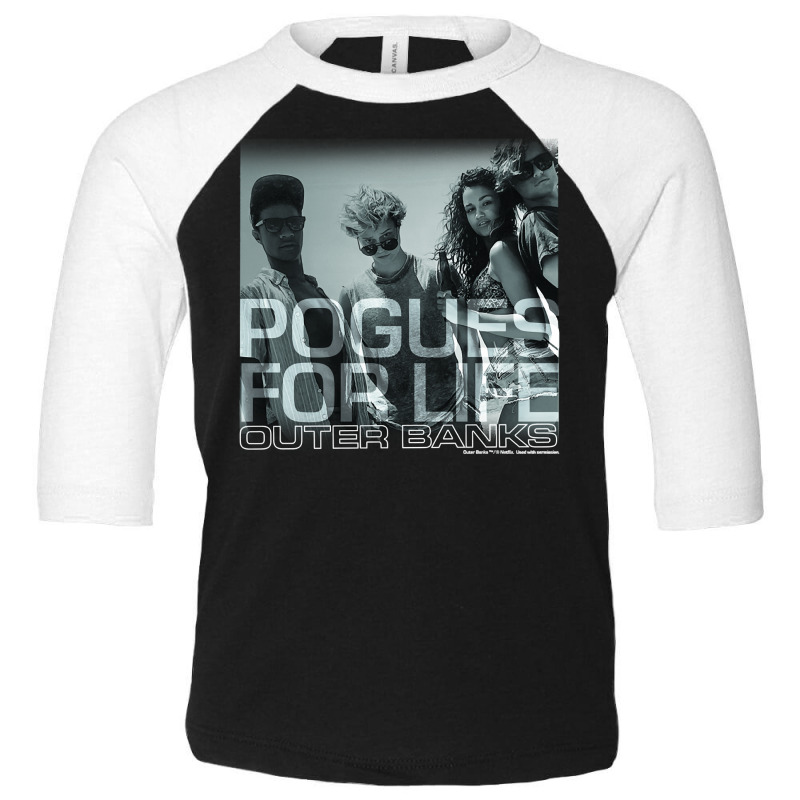 Outer Banks Pogues For Life Pullover Hoodie Toddler 3/4 Sleeve Tee by MleczynskiShae | Artistshot