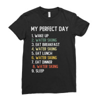 Perfect Day Water Skiing Shirts Men Boys Teen Water Skiing T Shirt Ladies Fitted T-shirt | Artistshot