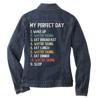 Perfect Day Water Skiing Shirts Men Boys Teen Water Skiing T Shirt Ladies Denim Jacket | Artistshot