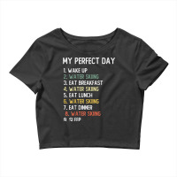 Perfect Day Water Skiing Shirts Men Boys Teen Water Skiing T Shirt Crop Top | Artistshot