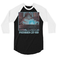 Pondering My Orb Meme Pullover Hoodie 3/4 Sleeve Shirt | Artistshot