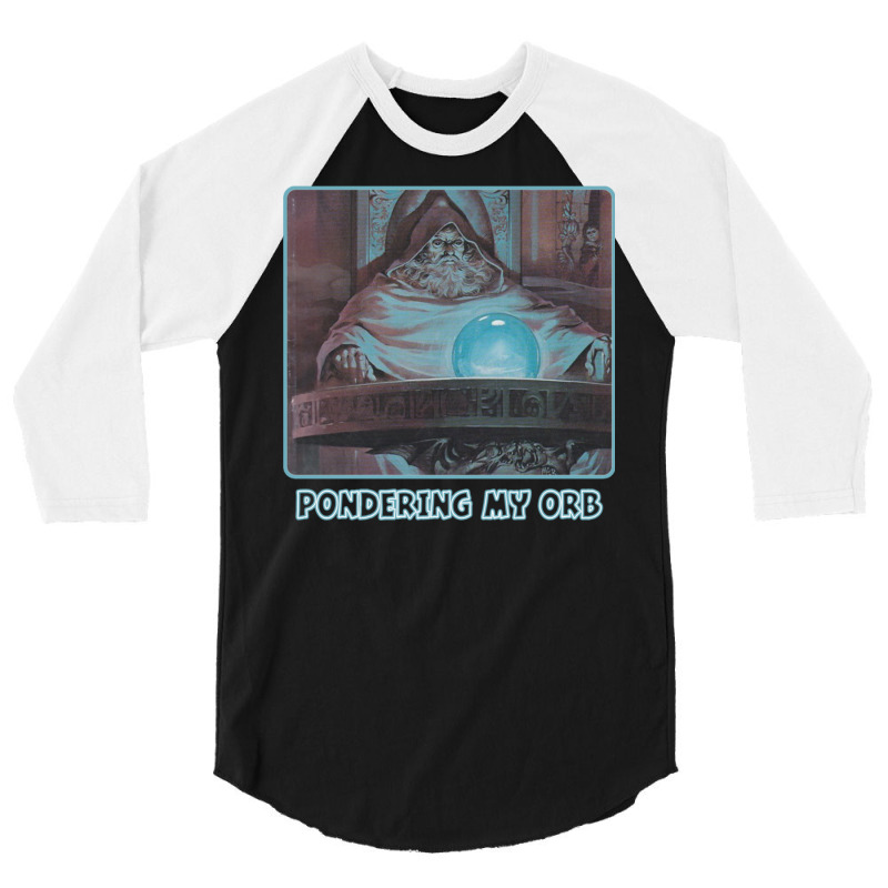 Pondering My Orb Meme Pullover Hoodie 3/4 Sleeve Shirt | Artistshot